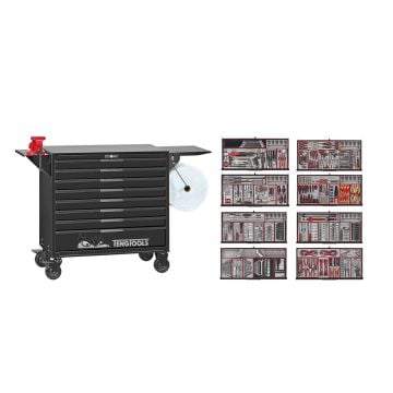 Teng Tools TKW37B1008T PRO35 37" Roller Cabinet Tool Kit x1008 Pieces Black