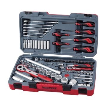 Teng Tools TM095 MECCA PRO 1/4" & 1/2" Drive Tool Set 6PT Metric x95 Pcs