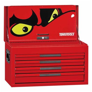 Teng Tools TST26R4 PRO35 26" Tool Chest x4 Drawers Red