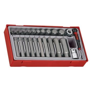 Teng Tools TTHEX23 1/2" Drive Bit Socket Set TT1 x23 Pcs