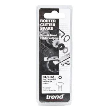 Trend RT/3.5A Torx Screw M3.5 x 5mm 0.6mm Dome 6mm For TR43 Cutter