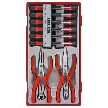 Teng Tools TTMI16 Mini Plier & Screwdriver Set x16 Pcs