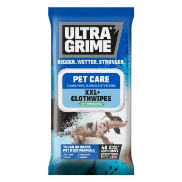 UltraGrime 5470 PetCare XXL+ ClothWipes Inc 40 Wipes
