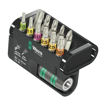 Wera Bit-Check 12 Wood TX HF 1 Set x12 Pcs 05057435001