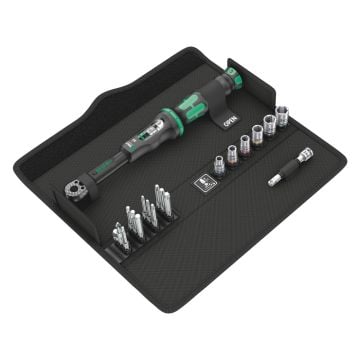 Wera Click-Torque A 6 Set 1 Inc Click-Torque Wrench 2.5-25 Nm x20 Pcs 05130110001