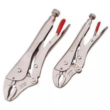 Crescent Wiss 200mm/8" / 250mm/10" Locking Pliers Set x2 Pcs