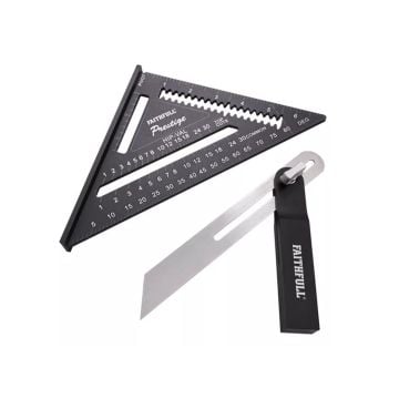 Faithfull Prestige CNC Quick Square and Sliding Bevel Set