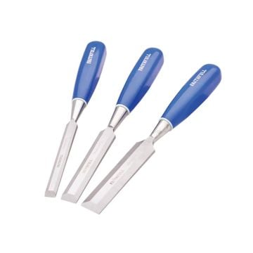 Faithfull WCBS3BC Blue Chisel Set x3 Pcs