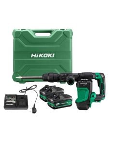 HiKOKI H3641DAJAZ 36v MULTI VOLT Brushless SDS Max Demolition Hammer Inc 2x 8.0Ah Batts