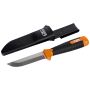 Bahco 2449 Heavy Duty Wrecking Knife With Curved Blade & Rubberised Handle