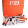 Bahco S800 1/4" & 1/2" Drive Ratchet and Socket Set 77 Pcs