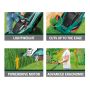Bosch Green Rotak 36 R Corded Electric Rotary Lawn Mower 1350W 240v 06008A6273
