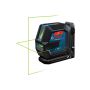 Bosch Professional GLL 2-15 G Green Multi Line Laser Measuring Tool & LB10 Mount Inc 4x AA Batts