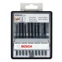 Bosch 10 Piece Robust Line Jigsaw Blade Set 2607010540