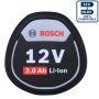 Bosch Professional GBA 10.8v / 12v 2.0Ah Li-ion Battery 2607336879 / 1600Z0002X