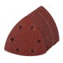 Bosch Mixed Sanding Red Wood Delta Sanding Sheets x10 Pcs 2608607541