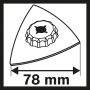 Bosch Starlock AVZ 78 RT2 Carbide-RIFF GOP Delta Grout & Sanding Plate 2608661648