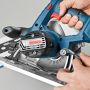 Bosch Professional GKS 18V-57 G 165mm Guide Rail Compatible Circular Saw Inc 2x 5.0Ah Batts