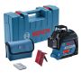 Bosch Professional GLL 3-80 Self-Levelling Multi Line Laser Measuring Tool In Carry Case