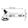 Bosch Professional GWS 750 Slim Grip 115mm / 4.5" Angle Grinder