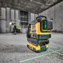 DeWalt DCLE34031N-XJ 18v XR 3x 360 Compact Green Laser Body Only In Carry Case