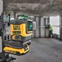 DeWalt DCLE34031N-XJ 18v XR 3x 360 Compact Green Laser Body Only In Carry Case