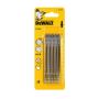 DeWalt DT2052-QZ T301CD HCS Jigsaw Blade For Wood & Plastics 116mm x5 Pcs