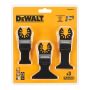 DeWalt DT20760-QZ Multi-Tool Blade Set x3 Pcs
