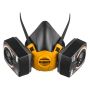 DeWalt DXIR1HMLA2P3 Reusable Half Face Mask Respirator With A2P3 Filters (Large)