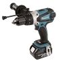 Makita DHP458RTJ 18v LXT Combi Drill with 2x 5.0Ah Batts in Makpac Case