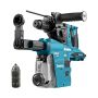Makita DHR281ZWJ Twin 18v LXT SDS+ Rotary Hammer Body Only With Dust Extraction Unit