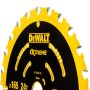 DeWalt DT10624-QZ Extreme Saw Blade for Cordless Saws 165mm x 20mm x 24 Teeth