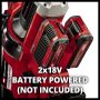 Einhell VENTURRO 36/240 Twin 18v Power X-Change Cordless Brushless Leaf Vacuum Body Only