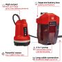 Einhell GE-PP 18 RB Li-Solo 18v Power X-Change Cordless Clear Water Pump Body Only