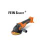 Fein CCG 18-125 BLPD 18v Select+ Cordless Angle Grinder 125mm Body Only in Carry Case