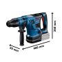 Bosch Professional GBH 18V-36 C BITURBO Brushless SDS Max Rotary Hammer Drill Body Only In Carry Case