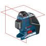 Bosch Professional GLL 2-80 P Cross Line Laser Measuring Tool + BM1 Mount & LR2 Receiver Inc 4x AA Batts