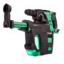 HiKOKI DH36DPBJ3Z 36v MULTI VOLT Brushless SDS+ Plus Hammer Drill With Dust Extraction Body Only In Carry Case