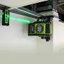 Imex i88G 600m Rotating Green Laser Level Kit Inc 2x 9.0Ah Batteries, Staff & Tripod
