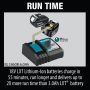 Makita DC18RC 18v LXT Li-Ion Fast Battery Charger 7.2 / 14.4 / 18v Twin Pack