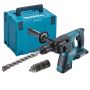 Makita DHR264ZJ Twin 18v SDS+ Rotary Hammer with QCC Body Only In Makpac Carry Case