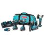 Makita DLX5042PT 18v 5Pc Combo Kit inc 3x 5Ah Batts with Twin Charger