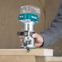 Makita DRT50ZX4 18v LXT 1/4" Brushless Cordless Router Body Only inc Trimmer Guide
