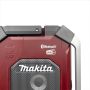 Makita MR007GZ02 12v/14.4v/18v/40v Bluetooth DAB/DAB+ Digital Radio Red Body Only