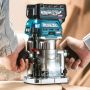 Makita RT001GZ20 40v Max XGT 1/4" & 3/8" Brushless Router Body Only In Makpac Carry Case