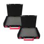 Milwaukee Twin Pack PACKOUT 530MM Stackable Tool Box Inc Pick & Pluck Foam Inlay