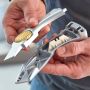 Stanley 2-10-550 175mm Titan Fixed Blade Knife Inc 3x Blades