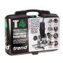 Trend T4ELK 850W 1/4" Variable Speed Router 115v in Kit Box
