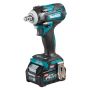 Makita TW004GD203 40v Max XGT 4-Speed Brushless Impact Wrench Inc 2x 2.5Ah Batteries
