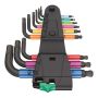 Wera 950/9 SPKS 1.5-10mm Hex-Plus BlackLaser Multicolour 2 L-Key Set Metric x9 Pcs 05133164001